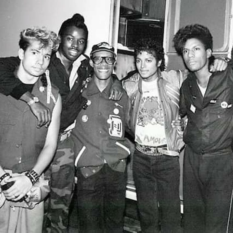 Michael Jackson with Street Dance legends.
